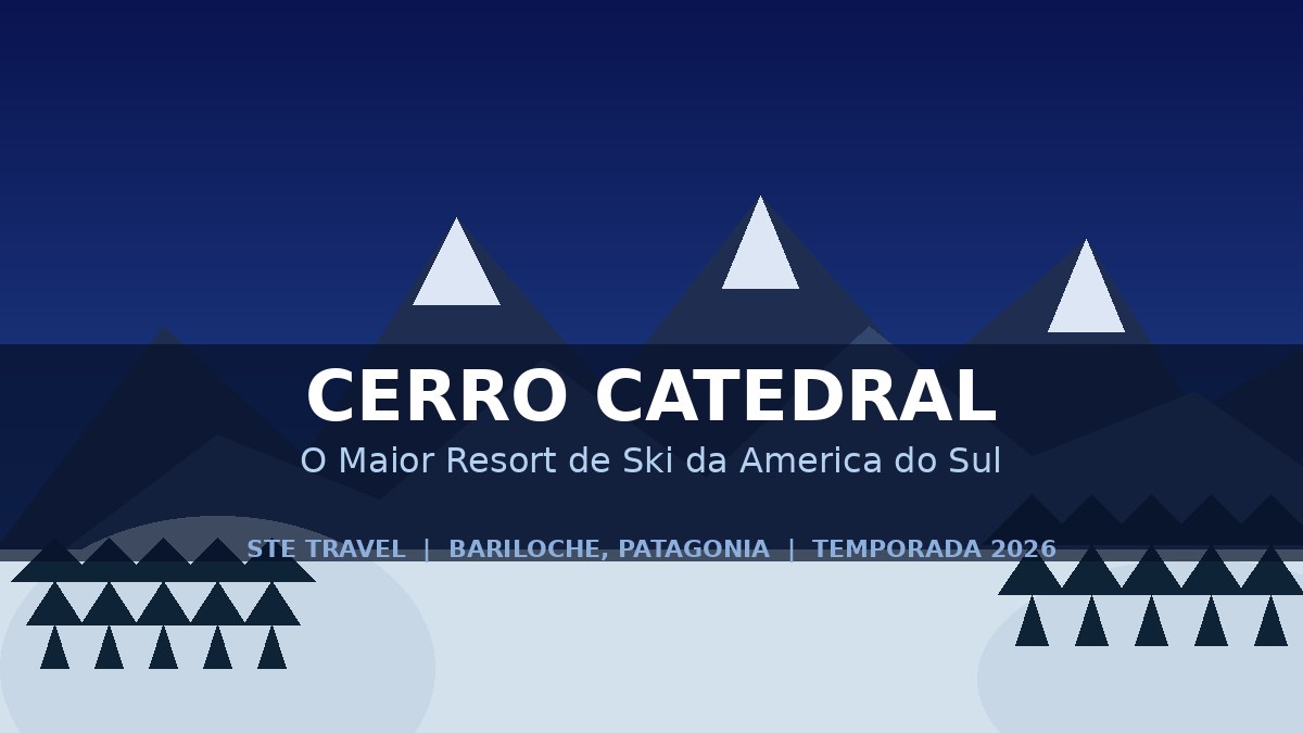Cerro Catedral: O Maior Resort de Ski da América do Sul